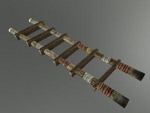 medieval village props set collection 3D Model