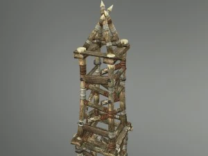 medieval village props set collection 3D Model