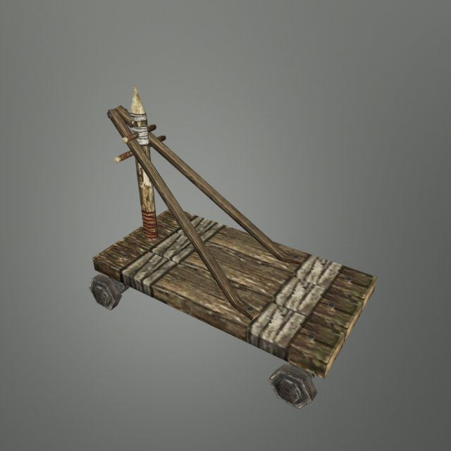 medieval transport cart 02 3D-Modell .c4d .max .obj .3ds .fbx .stl .blend 