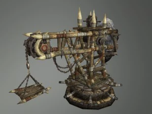 derek kayu abad pertengahan Model 3D