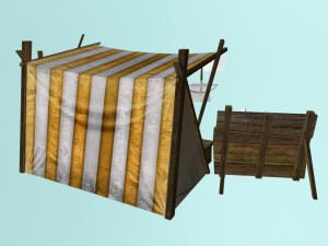 medieval arms shop Modèle 3D