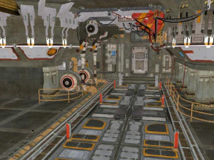 interno del reattore nucleare Modello 3D