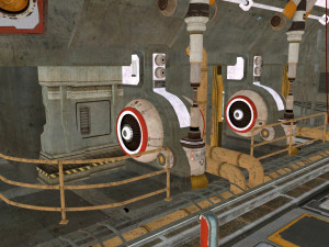 nuclear reactor interior 3D 模型