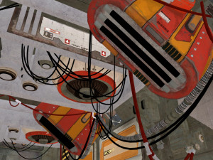 nuclear reactor interior 3D 模型