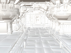 nuclear reactor interior 3D 模型
