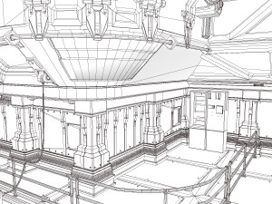 nuclear reactor interior 3D 模型