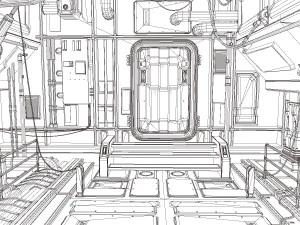 nuclear reactor interior 3D Model