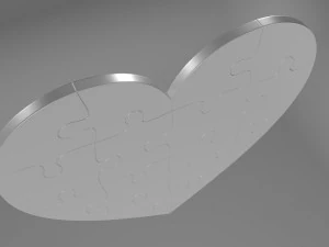 heart 3d printable 3D Print Model