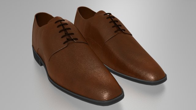 shoe Model 3D .c4d .max .obj .3ds .fbx .stl .blend 