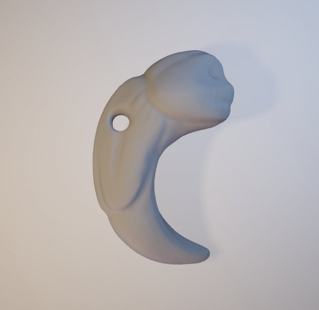 manatee amulet Modelo 3D .c4d .max .obj .3ds .fbx .stl .blend 