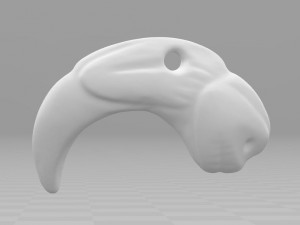 manatee amulet Modelo 3D