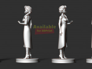 Elsa - frozen 2 fan art 3D 프린트 모델