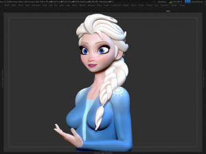 Elsa - frozen 2 fan art 3D 프린트 모델
