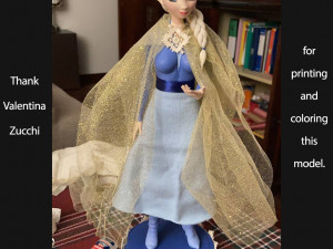 Elsa - frozen 2 fan art 3D 프린트 모델