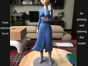 Elsa - frozen 2 fan art 3D 프린트 모델