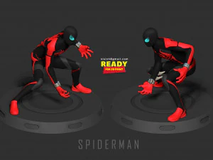 蜘蛛侠 - 迈尔斯&middot;莫拉莱斯 2099 套装 3D 打印模型