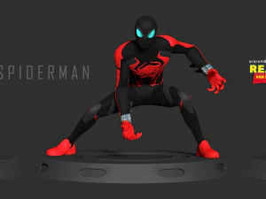 蜘蛛侠 - 迈尔斯&middot;莫拉莱斯 2099 套装 3D 打印模型