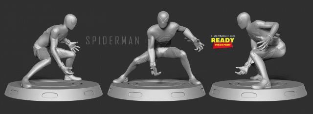 SPIDERPUNK MILES MORALES SPIDERMAN 3D model 3D printable