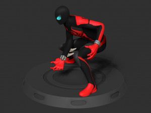 spider-man - miles morales 2099 suit 3Dプリントモデル