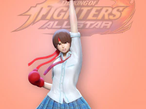 xiaoyu - 킹 오브 파이터즈 팬 아트 3D 프린트 모델