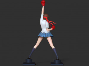 xiaoyu - king of fighters fan art 3D 打印模型