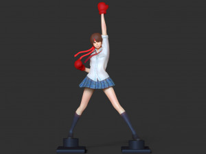 xiaoyu - king of fighters fan art 3D 打印模型