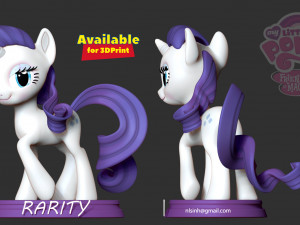 rarity - little pony fanart Modelo de impresión 3D