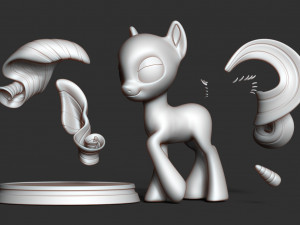 rarity - little pony fanart Modelo de impresión 3D