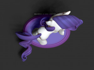 rarity - little pony fanart Modelo de impresión 3D