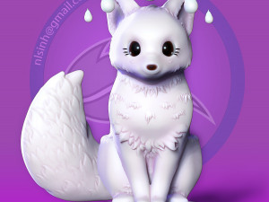 fox girl Modelo de impresión 3D