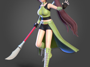 jade - dragon quest fan art 3D Baskı Modeli