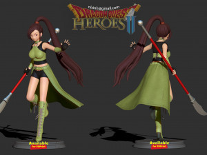jade - dragon quest fan art Model Cetak 3D
