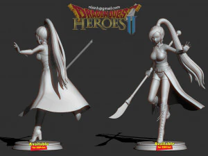 jade - dragon quest fan art 3D Print Model