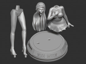 nico robin - one piece fan art 3D प्रिंट मॉडल
