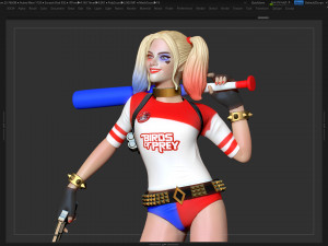 harley quinn fan art 3D Print Model