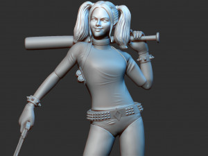 harley quinn fan art 3D Print Model
