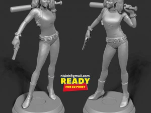 harley quinn fan art 3D Print Model