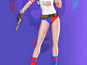 harley quinn fan art 3D Print Model