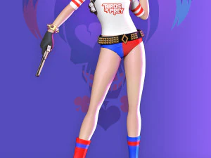 harley quinn fan art 3D Print Model