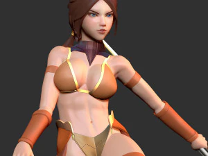 bastila shan - fan art de la guerre des &eacute;toiles Modèles 3D en vedette