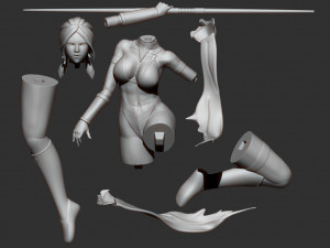 bastila shan - star wars fan art 3D Print Model
