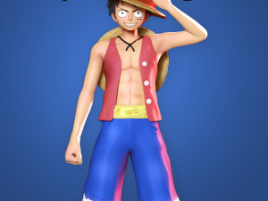 Luffy - One Piece Fan art 3D Print Model