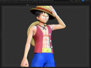Luffy - One Piece Fan art 3D Print Model