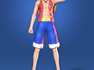 Luffy - One Piece Fan art 3D Print Model