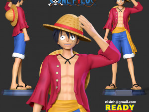 Luffy - One Piece Fan art 3D Print Model
