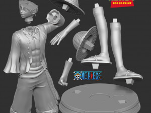 Luffy - One Piece Fan art 3D Print Model