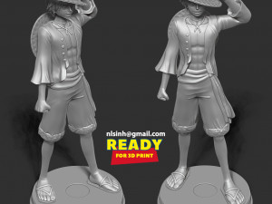 Luffy - One Piece Fan art 3D Print Model