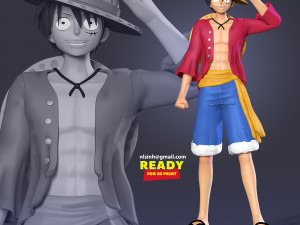Luffy - One Piece Fan art 3D Print Model