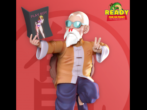 Master Roshi - Dragon Ball Fan art 3D Print Model