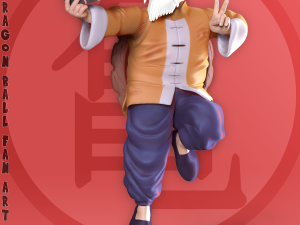 Master Roshi - Dragon Ball Fan art 3D Print Model